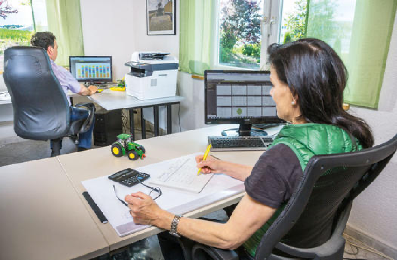 a women in smallridge bros office