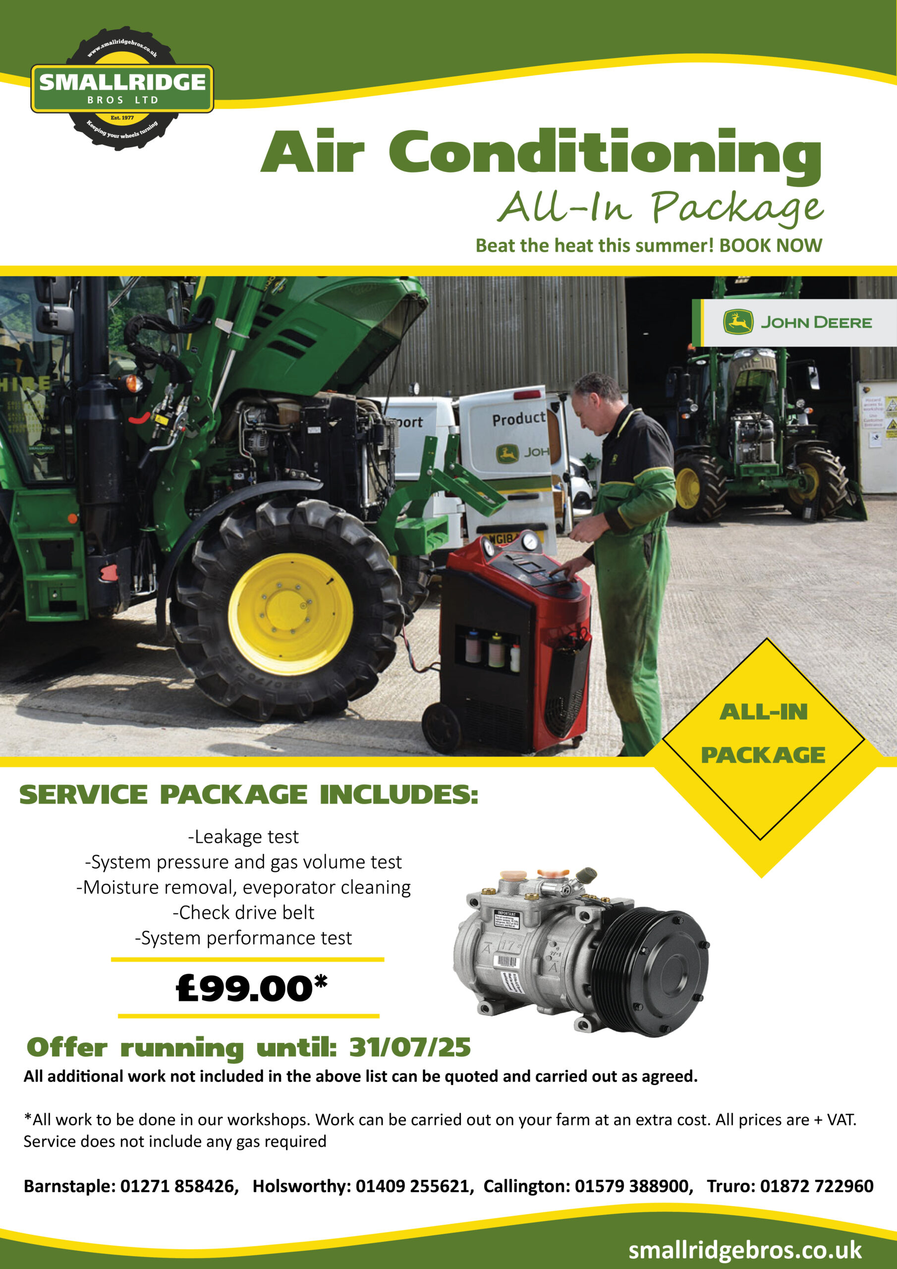 Air conditioning all-in package