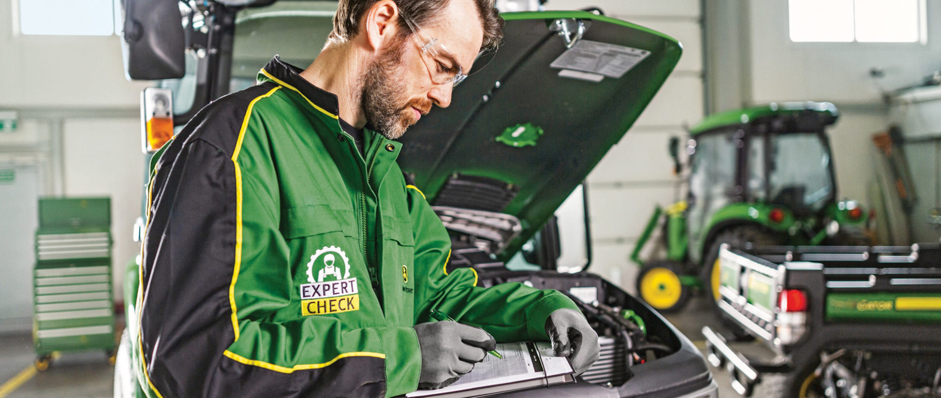 workshop check. tractor